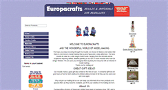 Desktop Screenshot of europacrafts.com